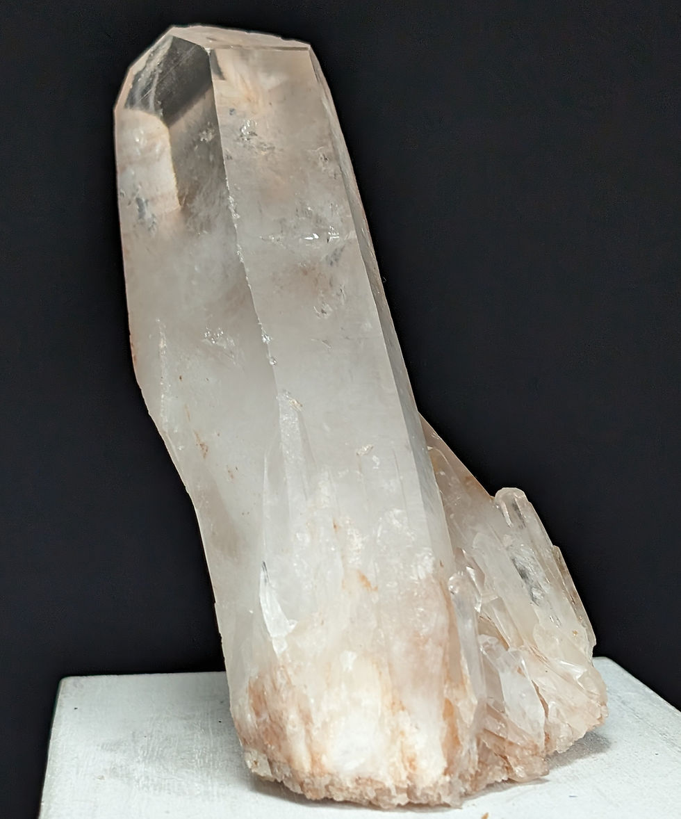 Thumbnail: Pink Clear Quartz Cluster