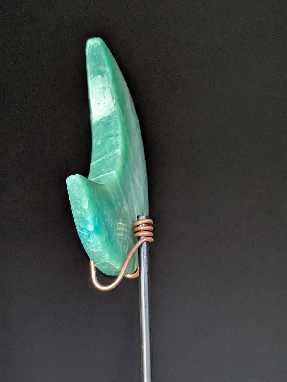 Thumbnail: Amazonite Moon Carving