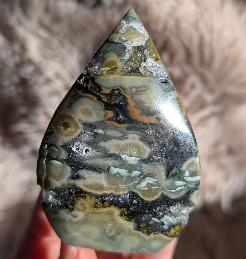 Thumbnail: Ocean Jasper Freeform Teardrop