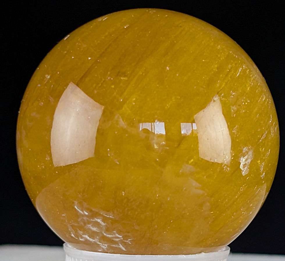 Thumbnail: Yellow Fluorite Sphere