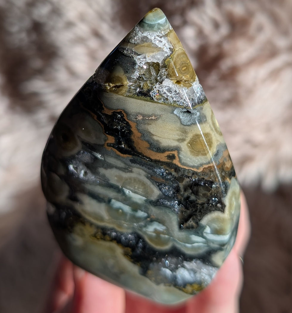 Thumbnail: Ocean Jasper Freeform Teardrop