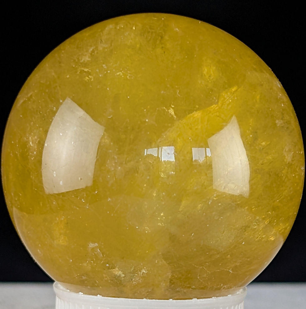 Thumbnail: Yellow Fluorite Sphere