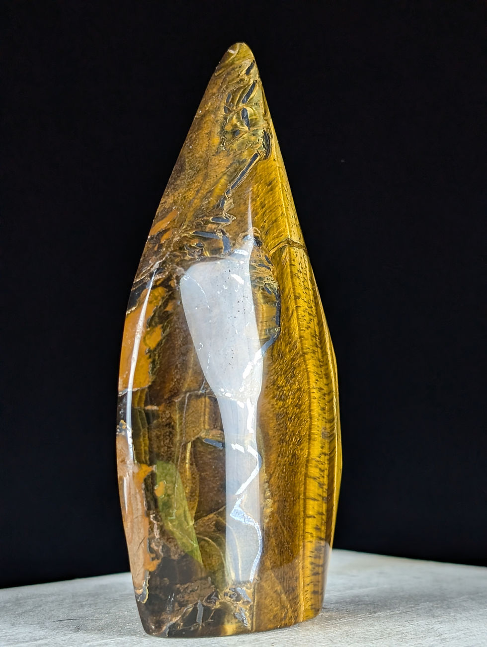 Thumbnail: Tiger Eye Freeform Teardrop