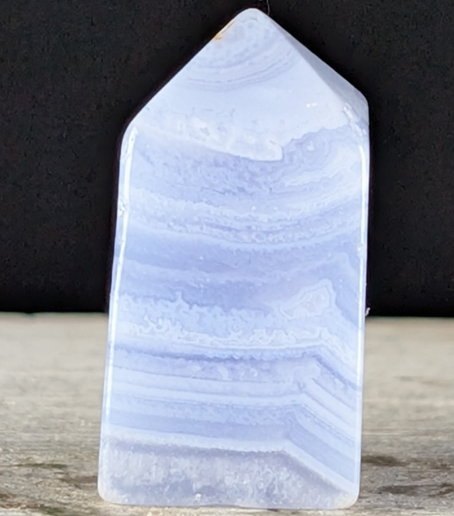 Blue Lace Agate Tower
