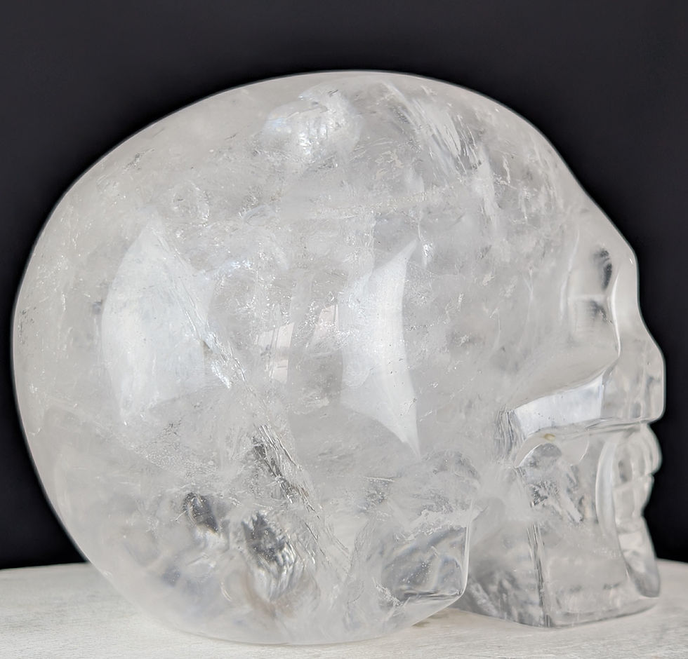 Thumbnail: Clear Quartz Skull Carving