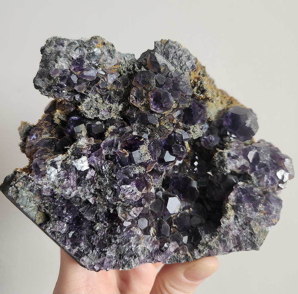 Thumbnail: Tanzanite Fluorite Cluster