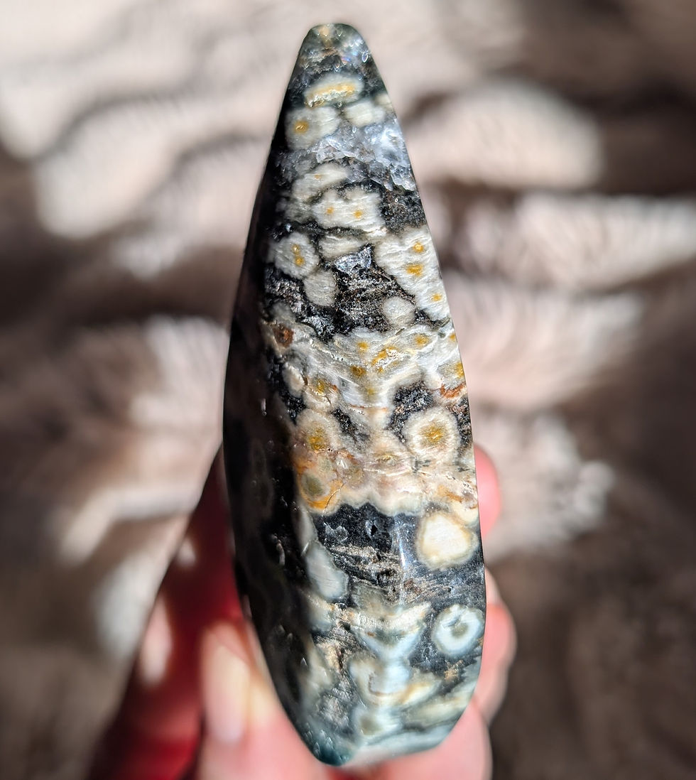 Thumbnail: Ocean Jasper Freeform Teardrop