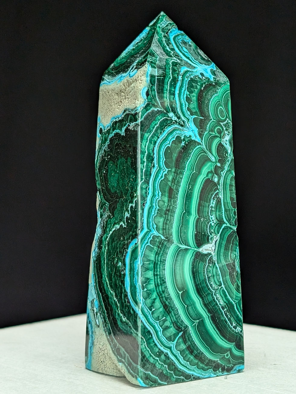 Malachite Chrysocolla Tower