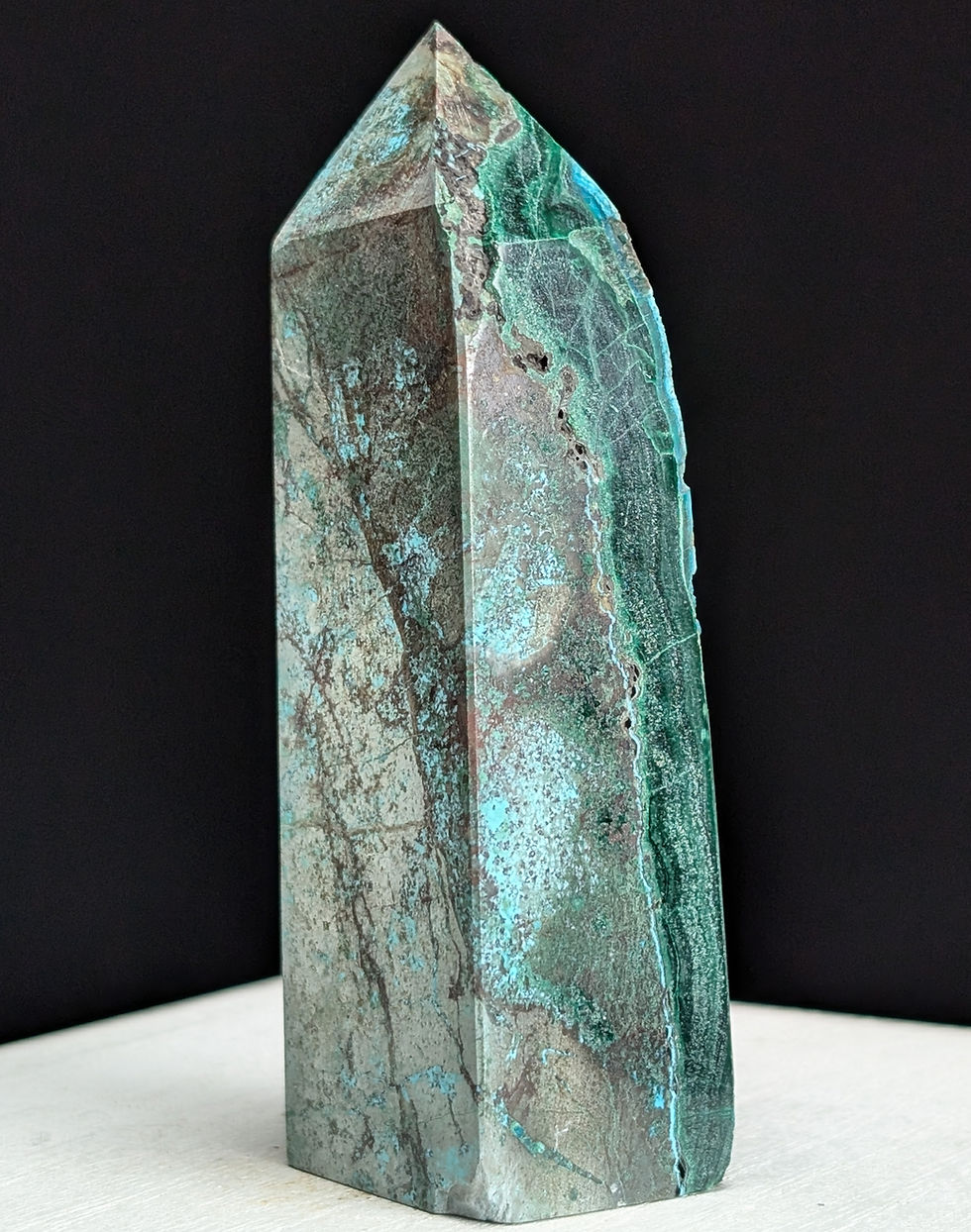 Malachite Tower Chrysocolla