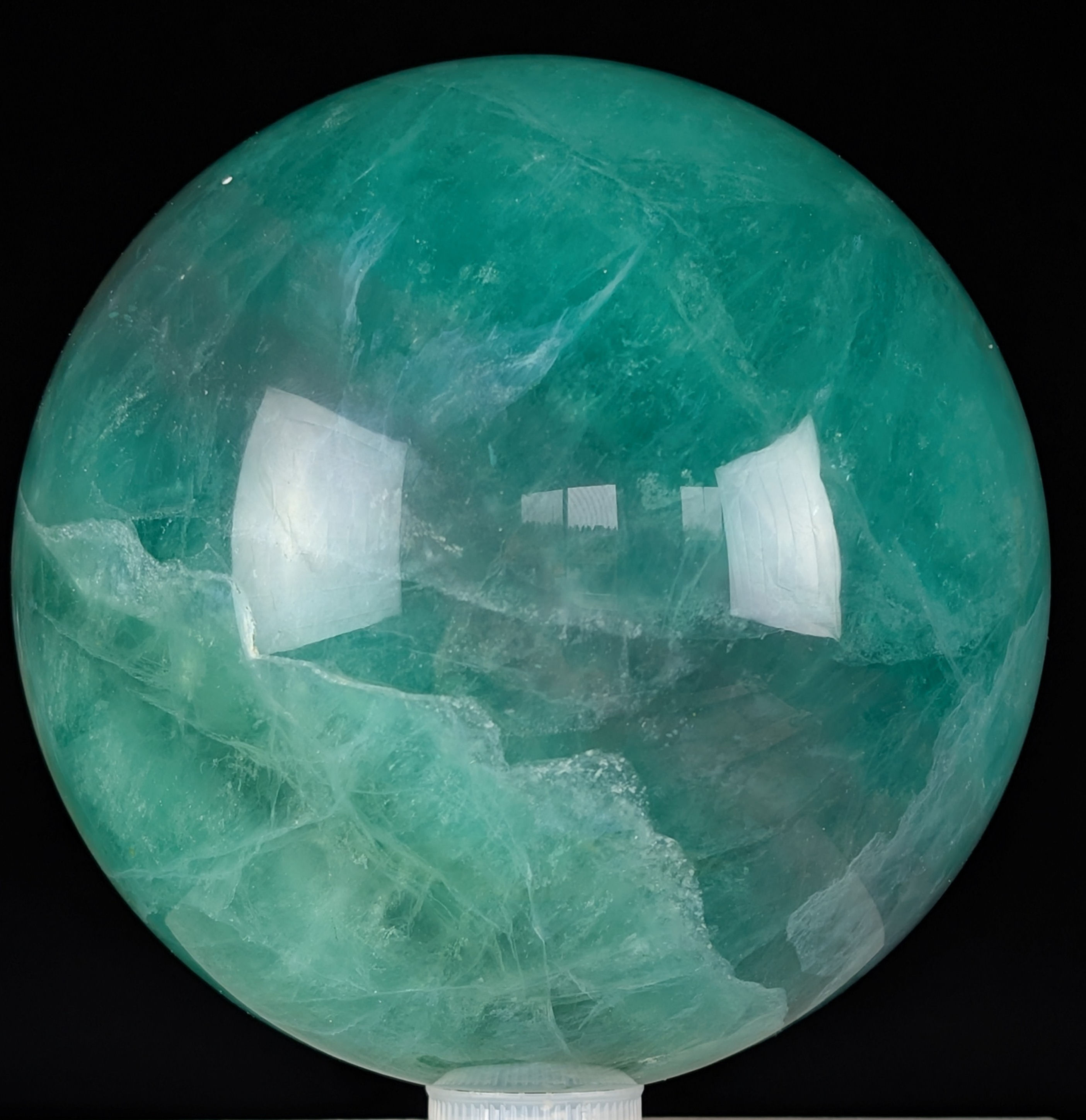 Green Fluorite Sphere