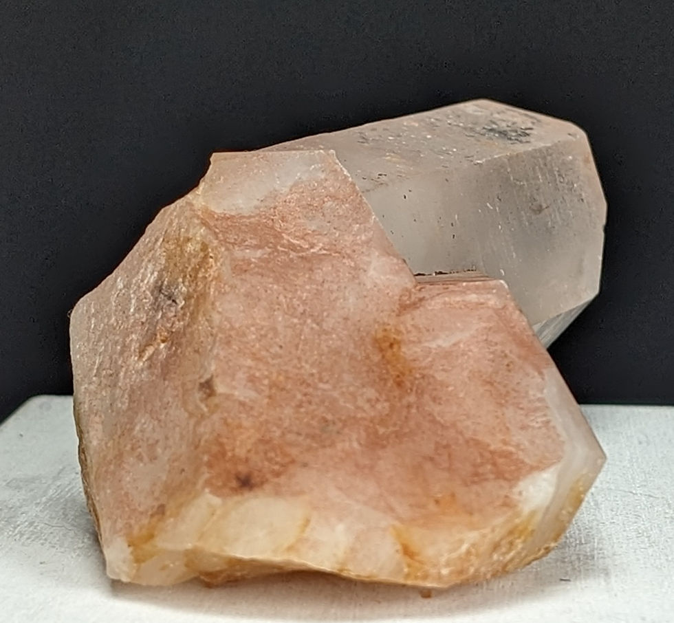 Thumbnail: Pink Clear Quartz Cluster