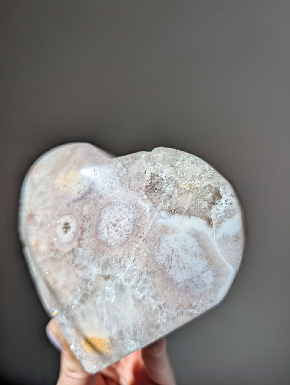 Thumbnail: Pink Amethyst Heart Carving