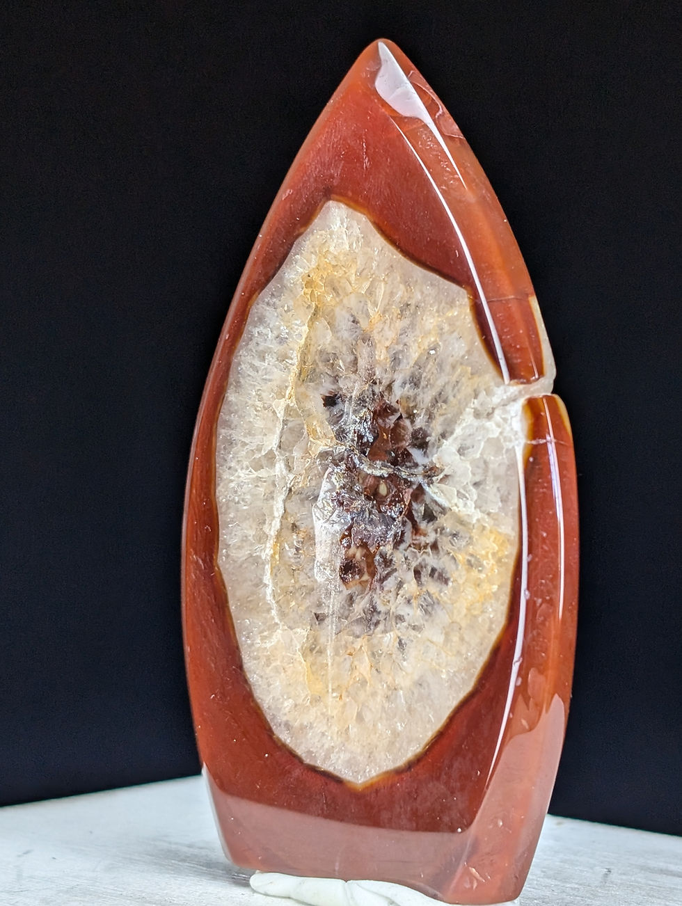 Thumbnail: Carnelian Freeform Teardrop