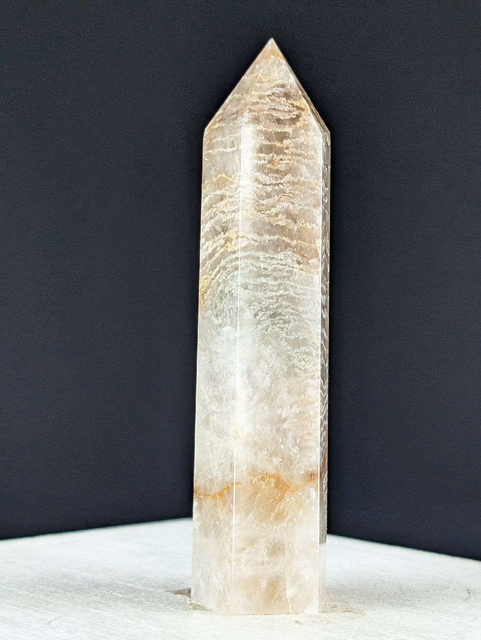 Thumbnail: Thousand Layer Quartz Tower   Lodolite