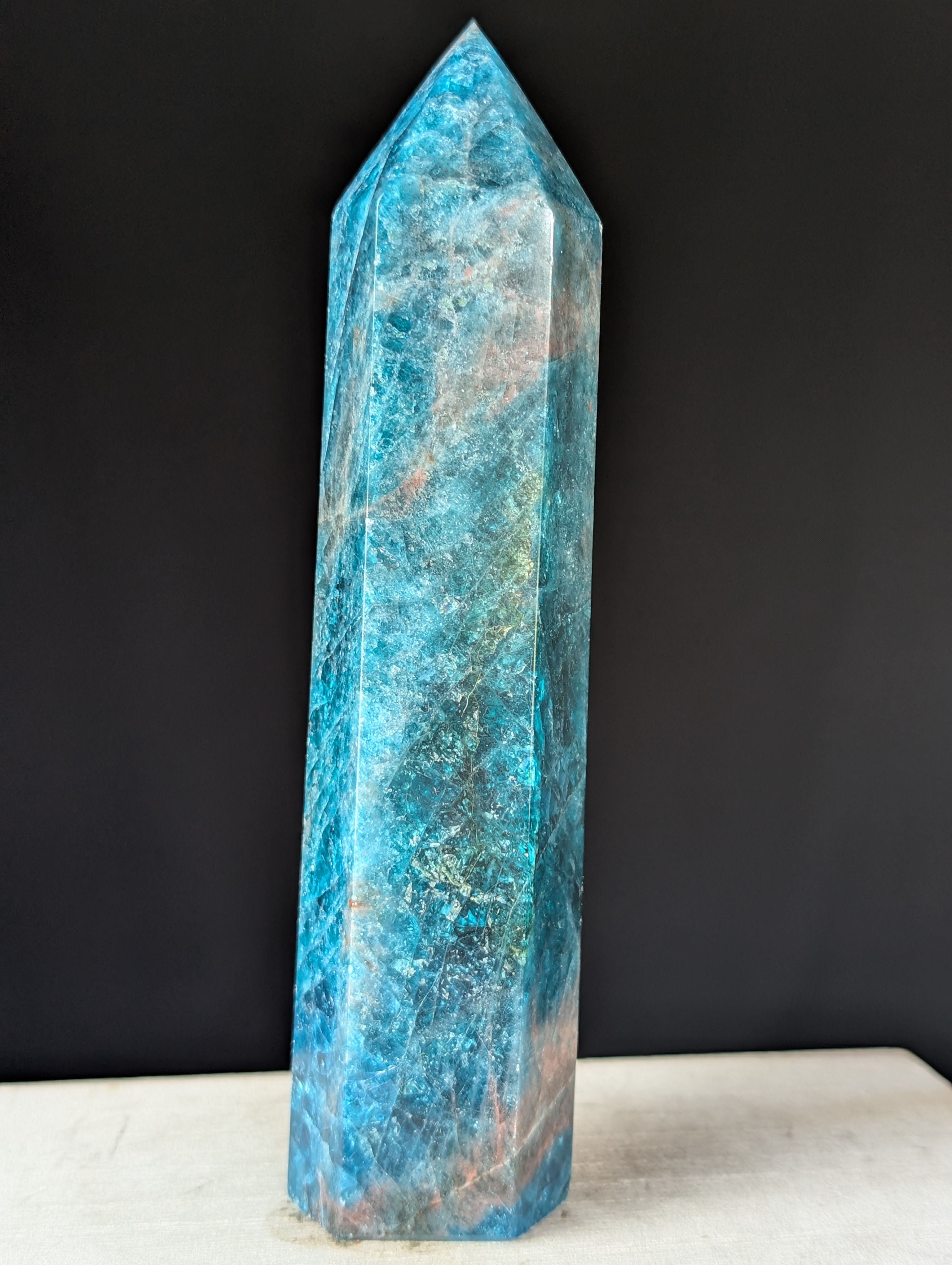Blue Apatite Tower