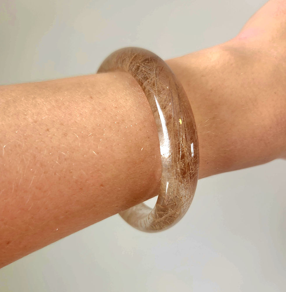 Thumbnail: Golden Rutile Bracelet Bangle