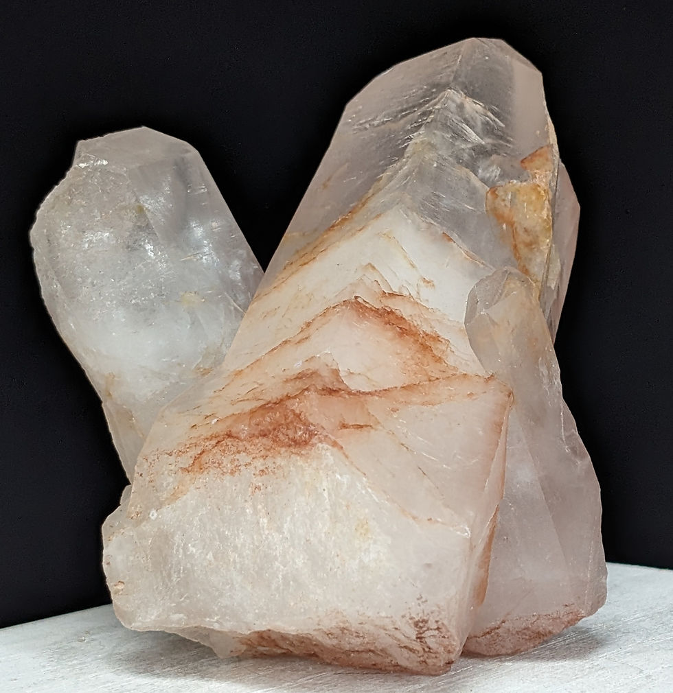 Thumbnail: Pink Clear Quartz Cluster