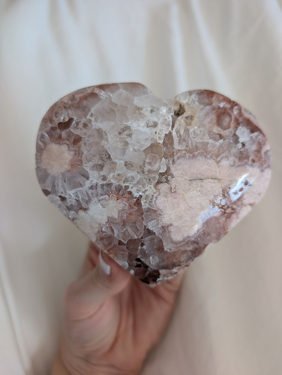 Thumbnail: Pink Amethyst Heart Carving
