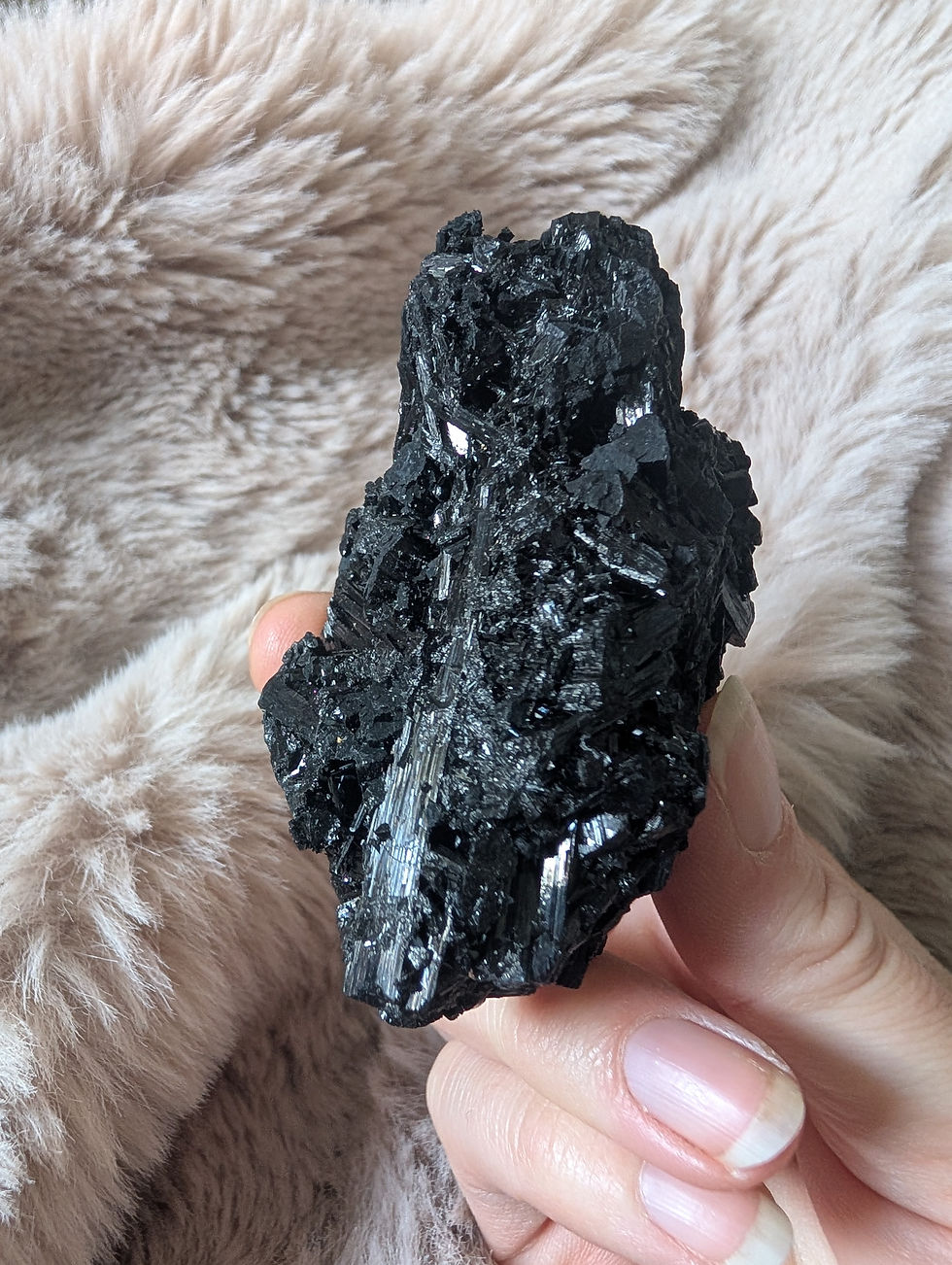 Thumbnail: Black Tourmaline Cluster