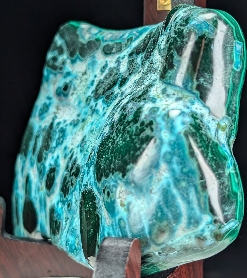 Thumbnail: Chrysocolla Malachite Raw Slab