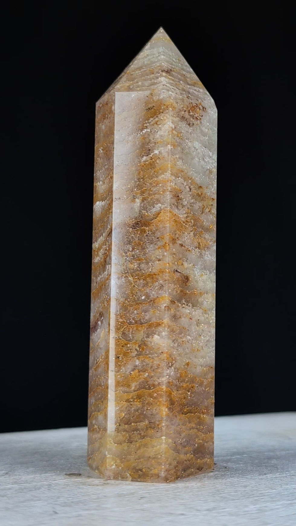 Thumbnail: Thousand Layer Quartz Lodolite Tower
