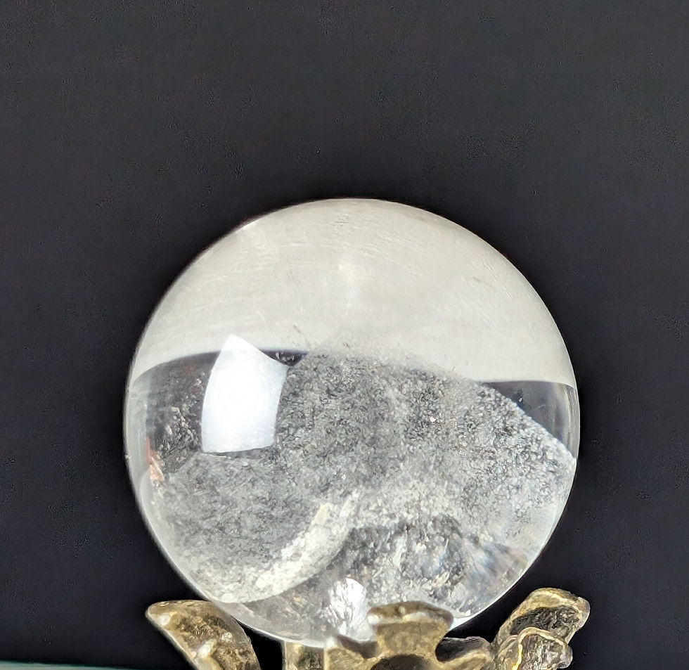 Thumbnail: Clear Quartz Sphere Phantom Mountain