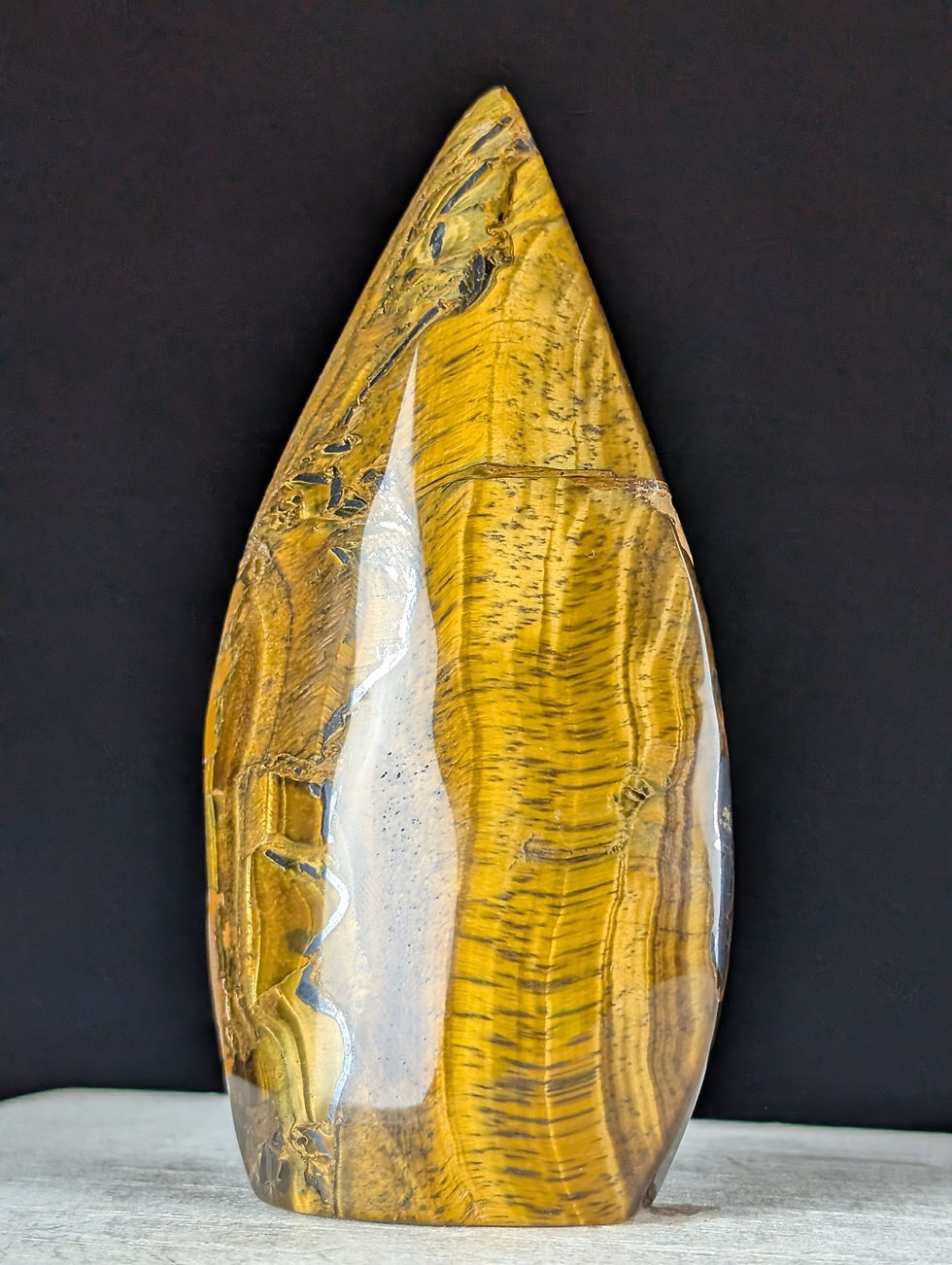 Thumbnail: Tiger Eye Freeform Teardrop