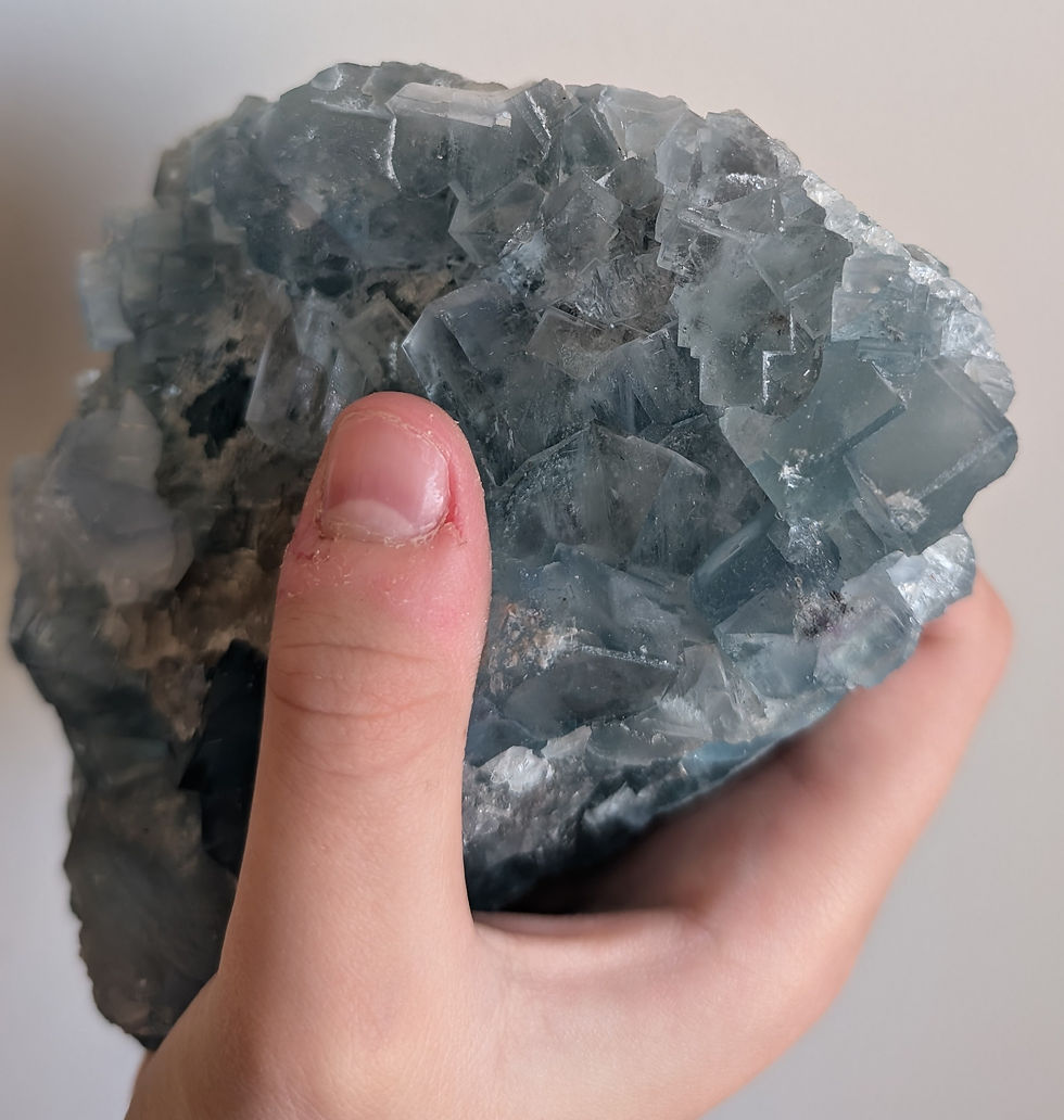 Thumbnail: Fluorite Cluster Aqua Green