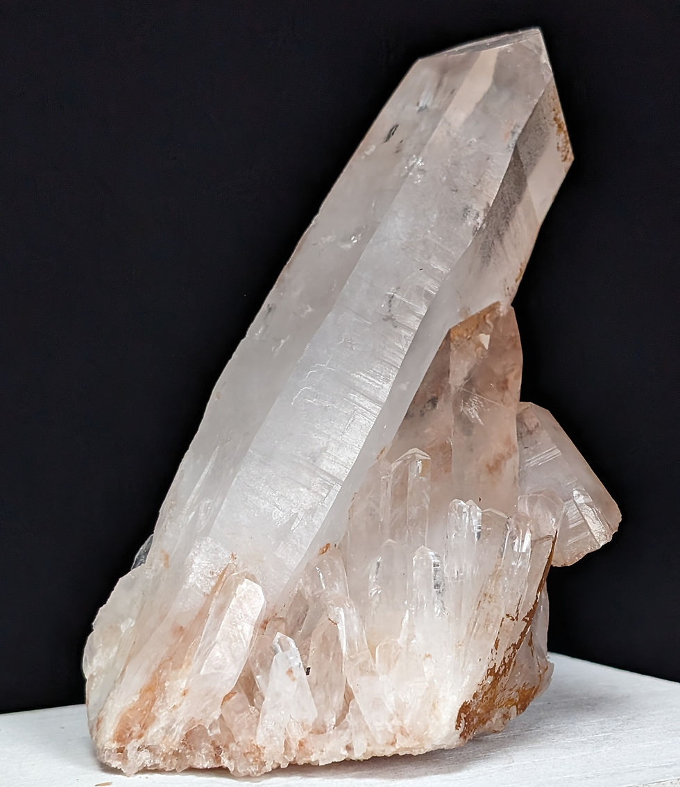 Thumbnail: Pink Clear Quartz Cluster