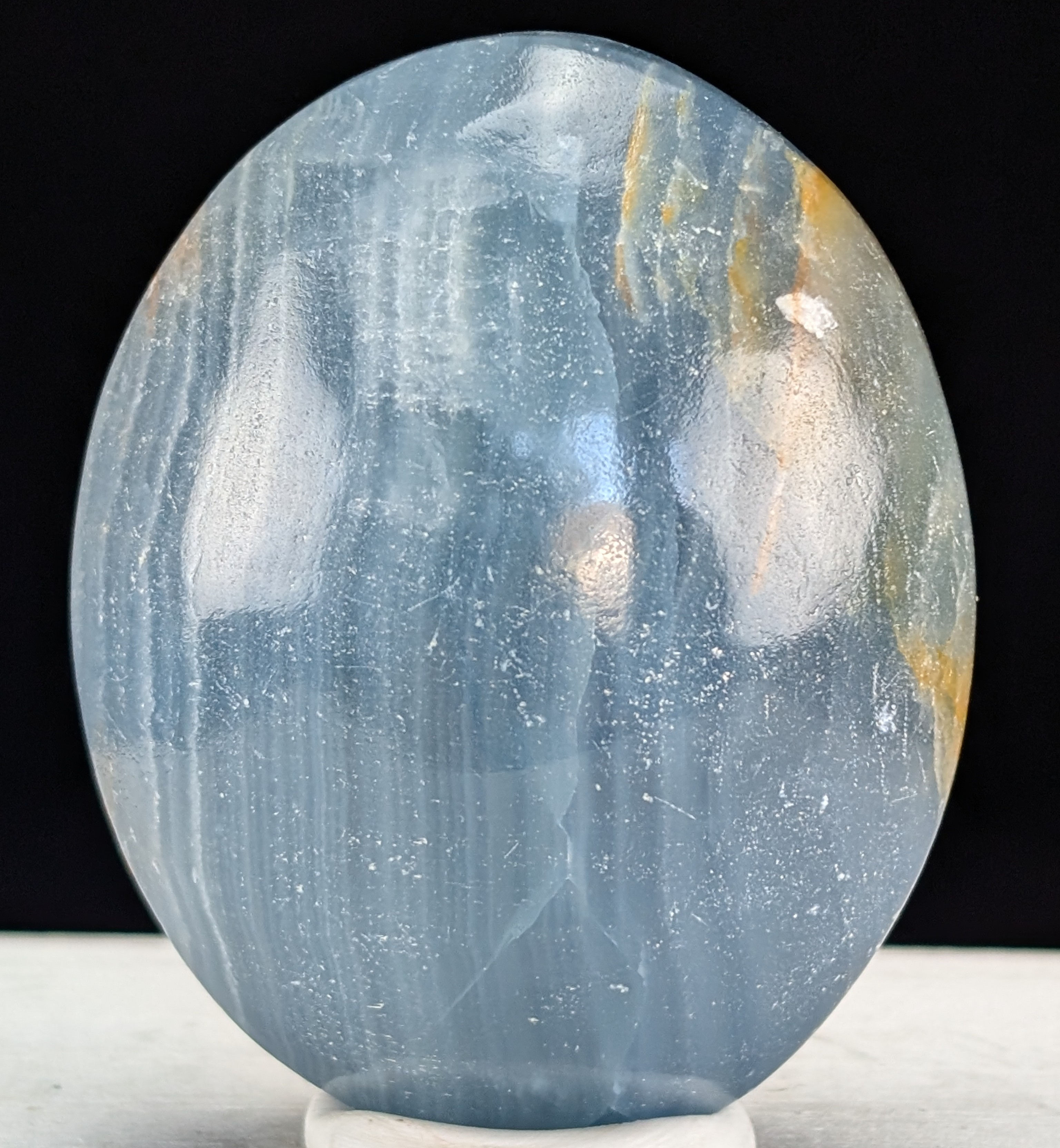 Blue Onyx Palmstone