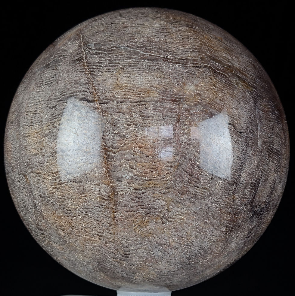 Thumbnail: Thousand Layer Lodolite Quartz Sphere