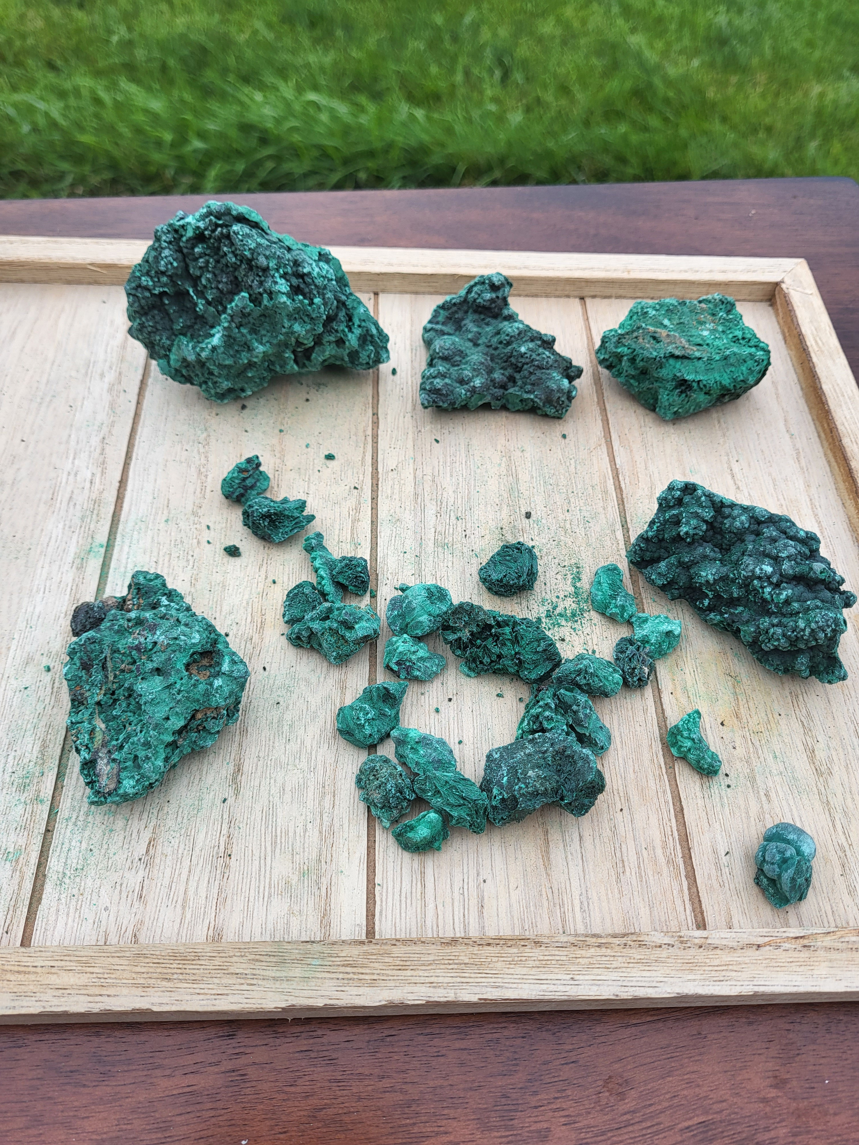 Malachite Raw   Lot 4