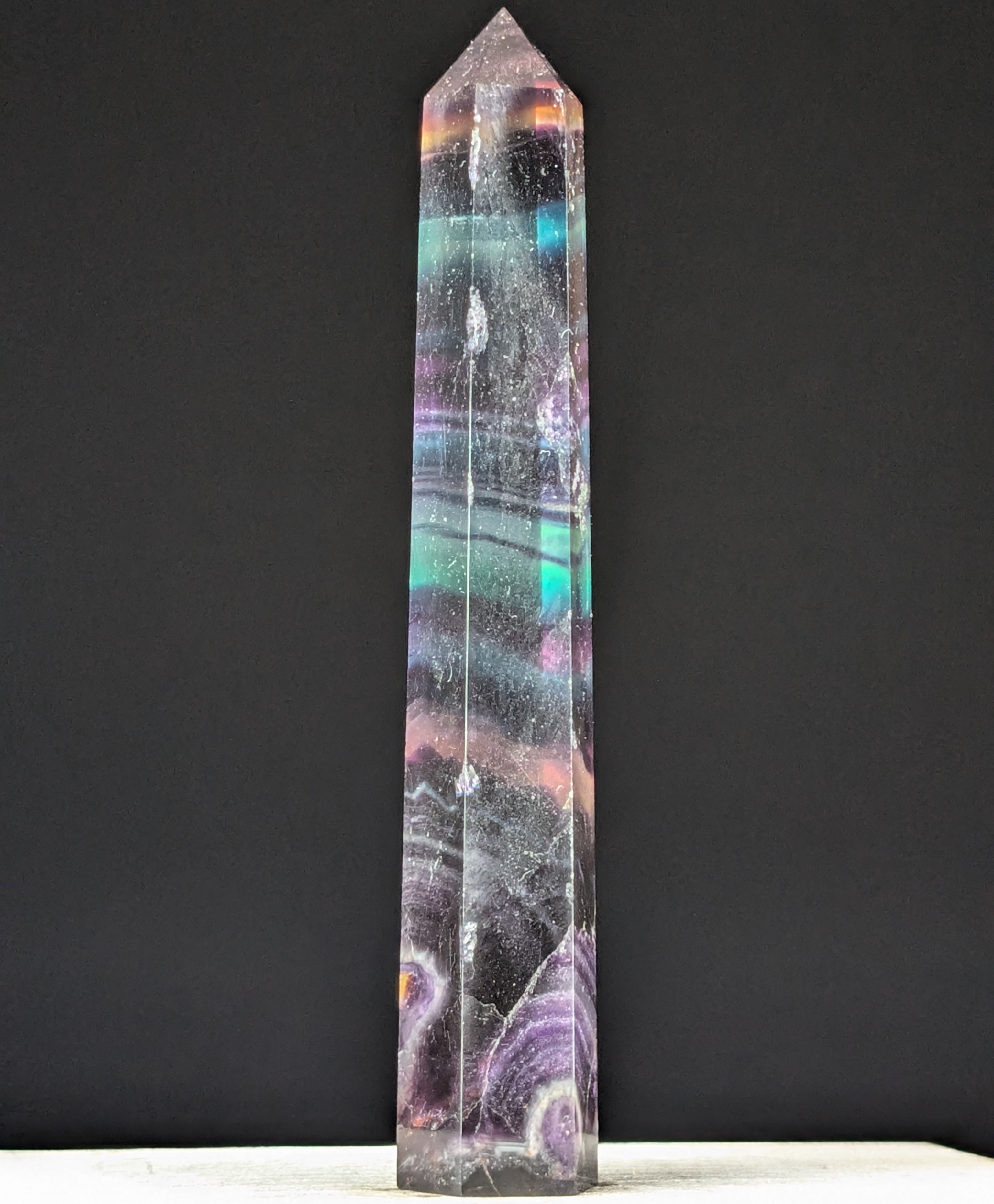 Rainbow Fluorite Tower