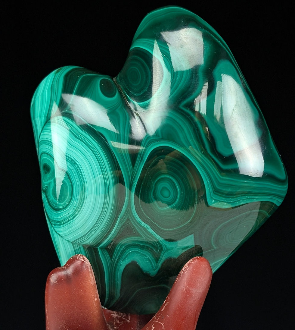Thumbnail: Malachite Slab Raw Polished