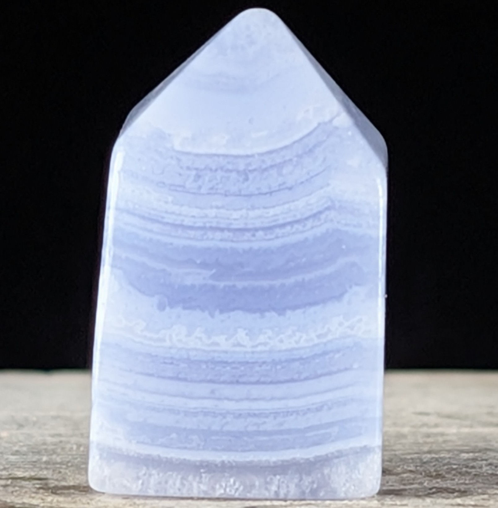 Blue Lace Agate Tower