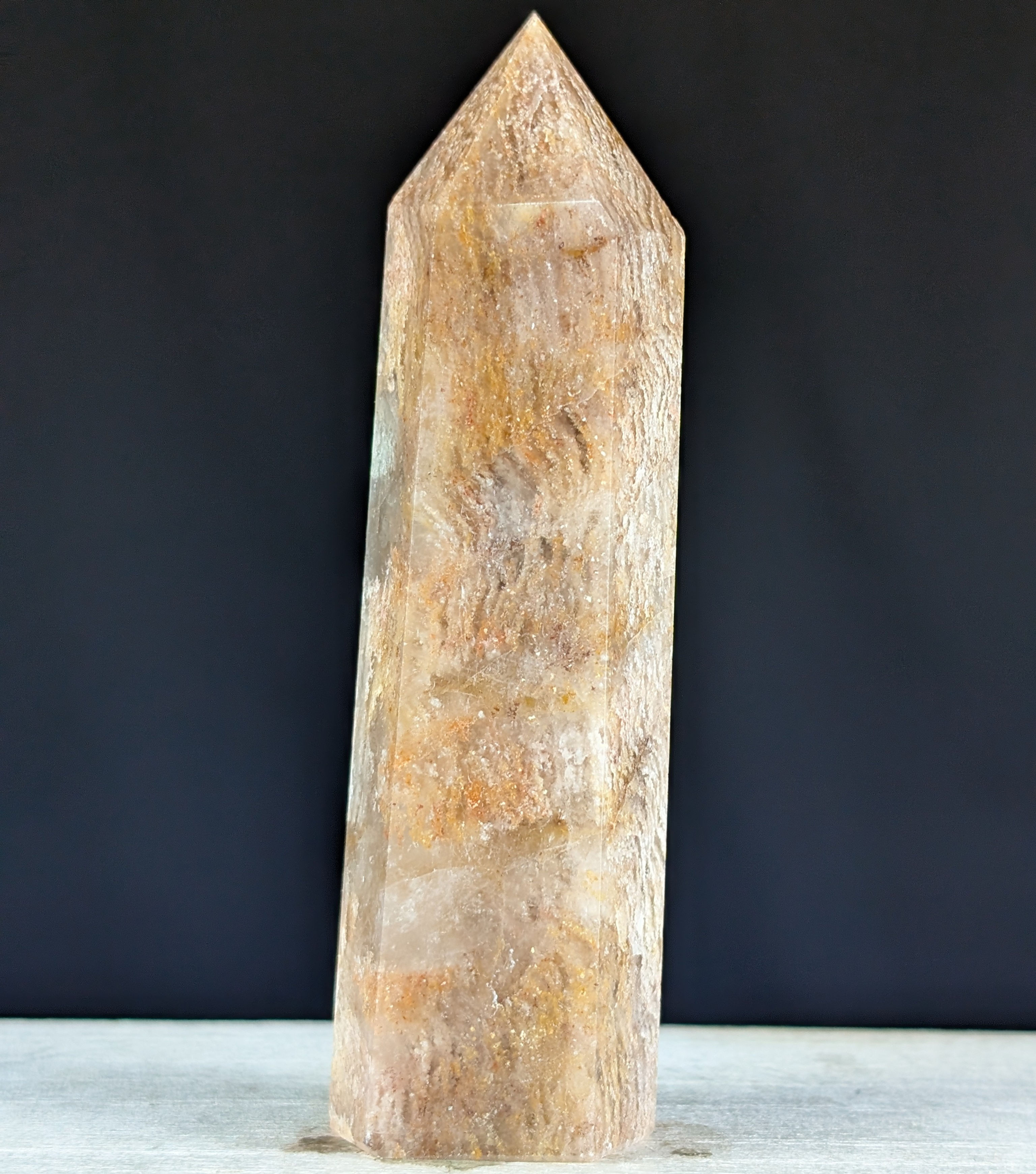 Thousand Layer Quartz Lodolite Tower
