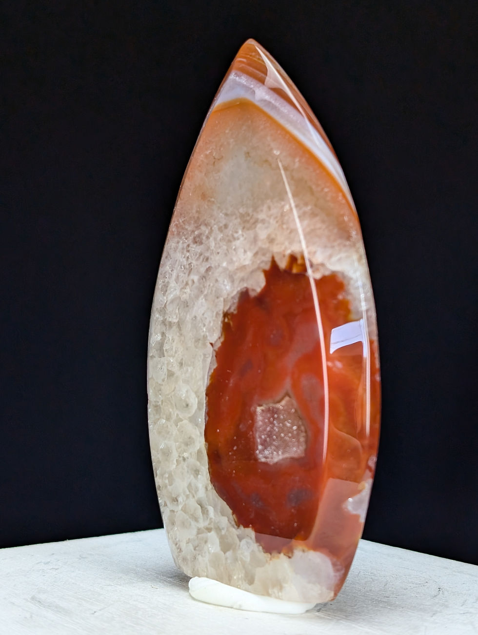 Thumbnail: Carnelian Freeform Teardrop