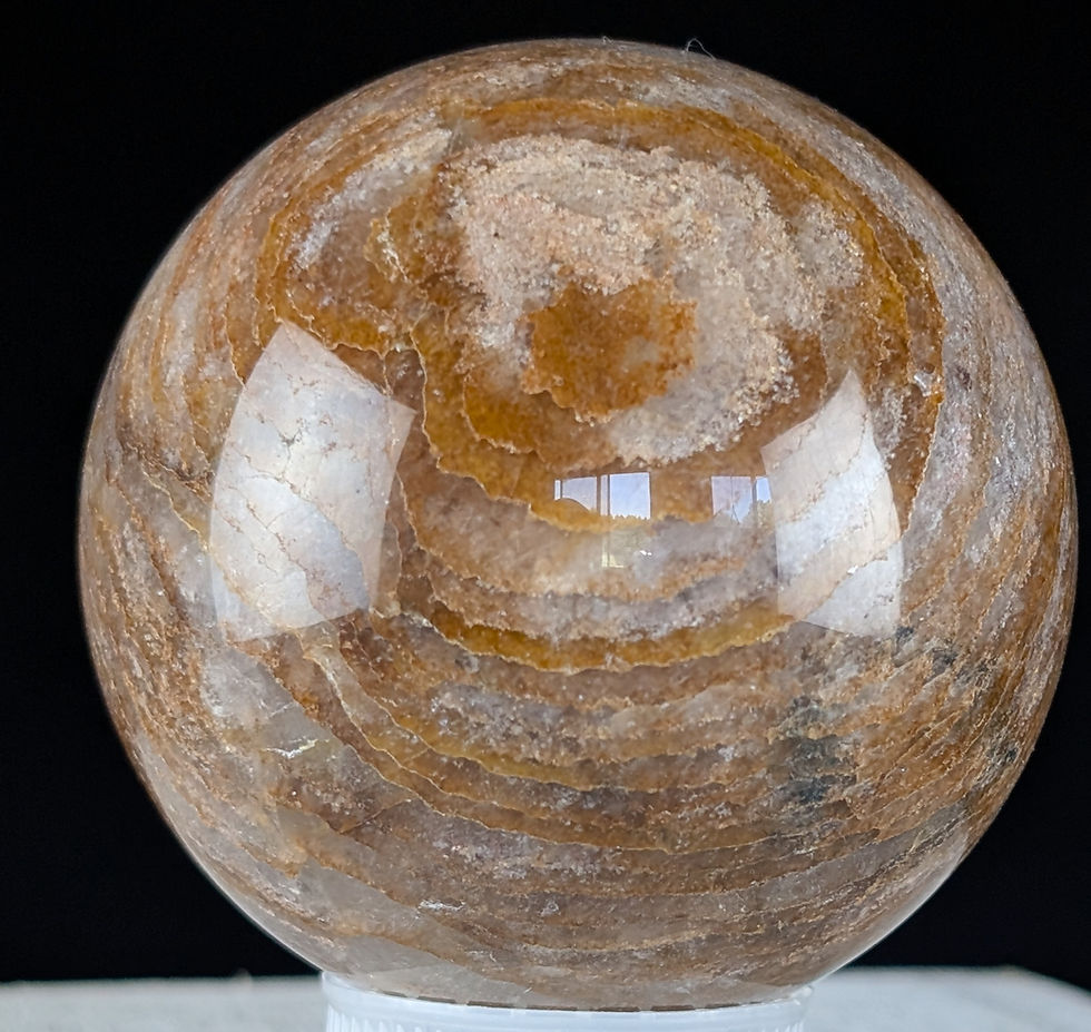 Thumbnail: Thousand Layer Quartz Lodolite Sphere