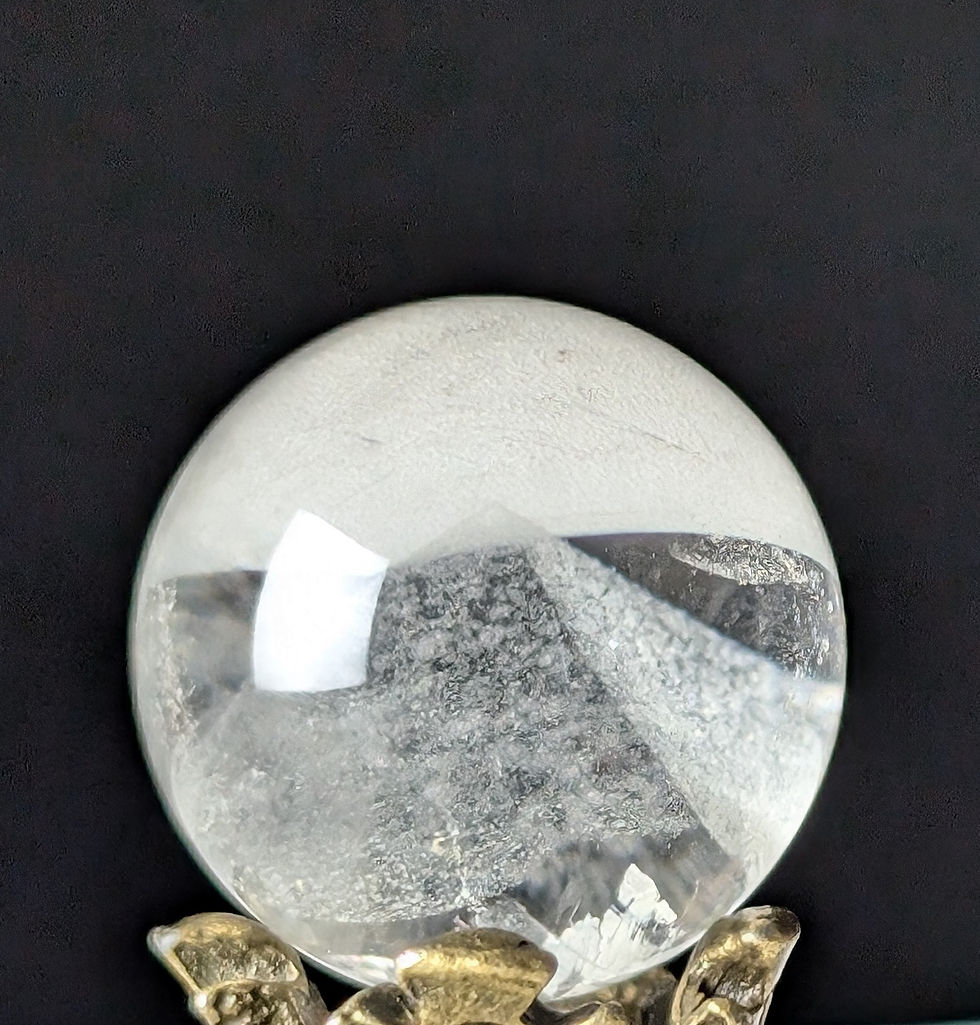 Thumbnail: Clear Quartz Sphere Phantom Mountain