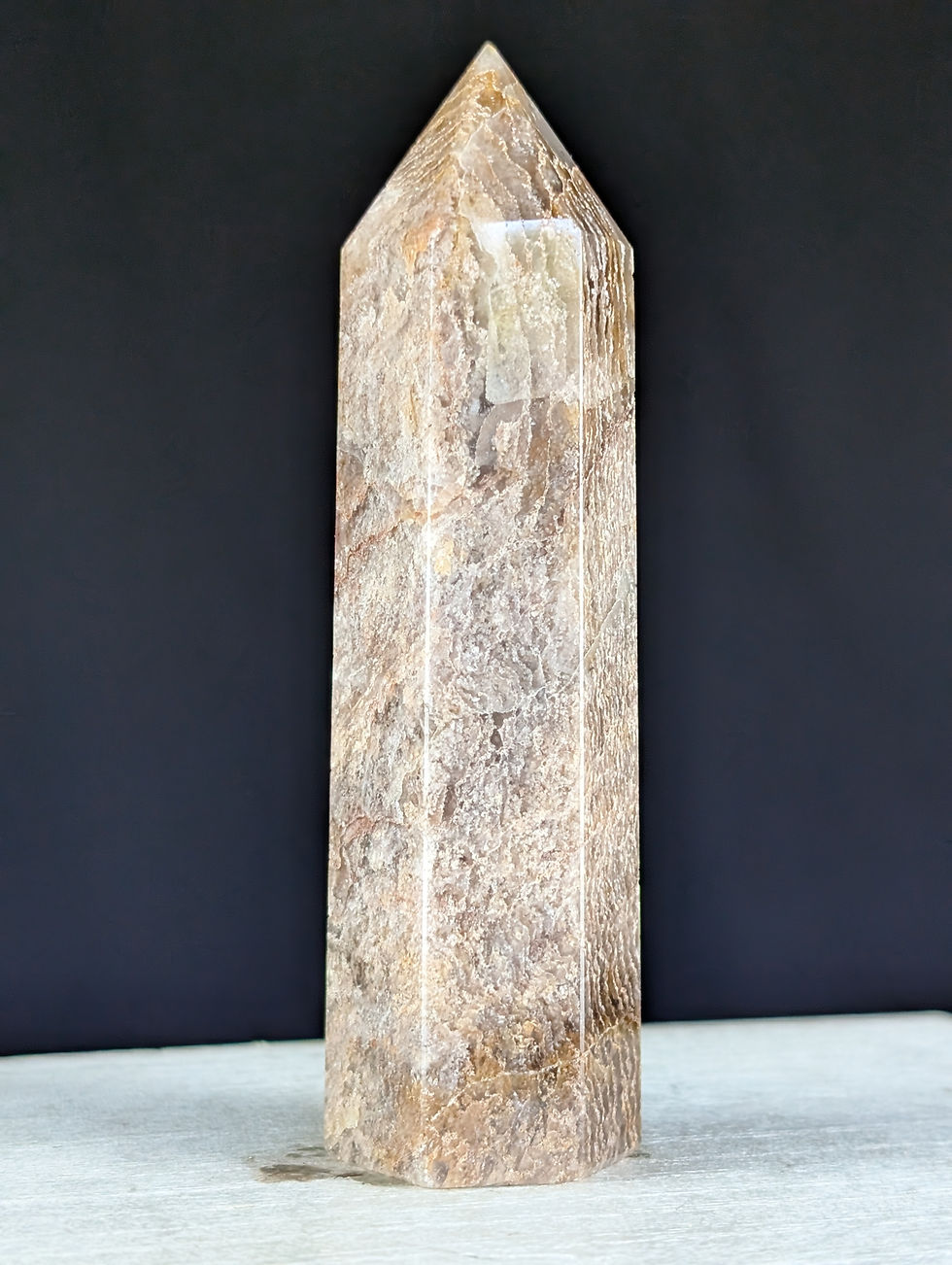 Thumbnail: Thousand Layer Quartz Lodolite Tower