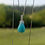 Thumbnail: Amazonite Necklace 20" Wire Wrapped Teardrop Pendant