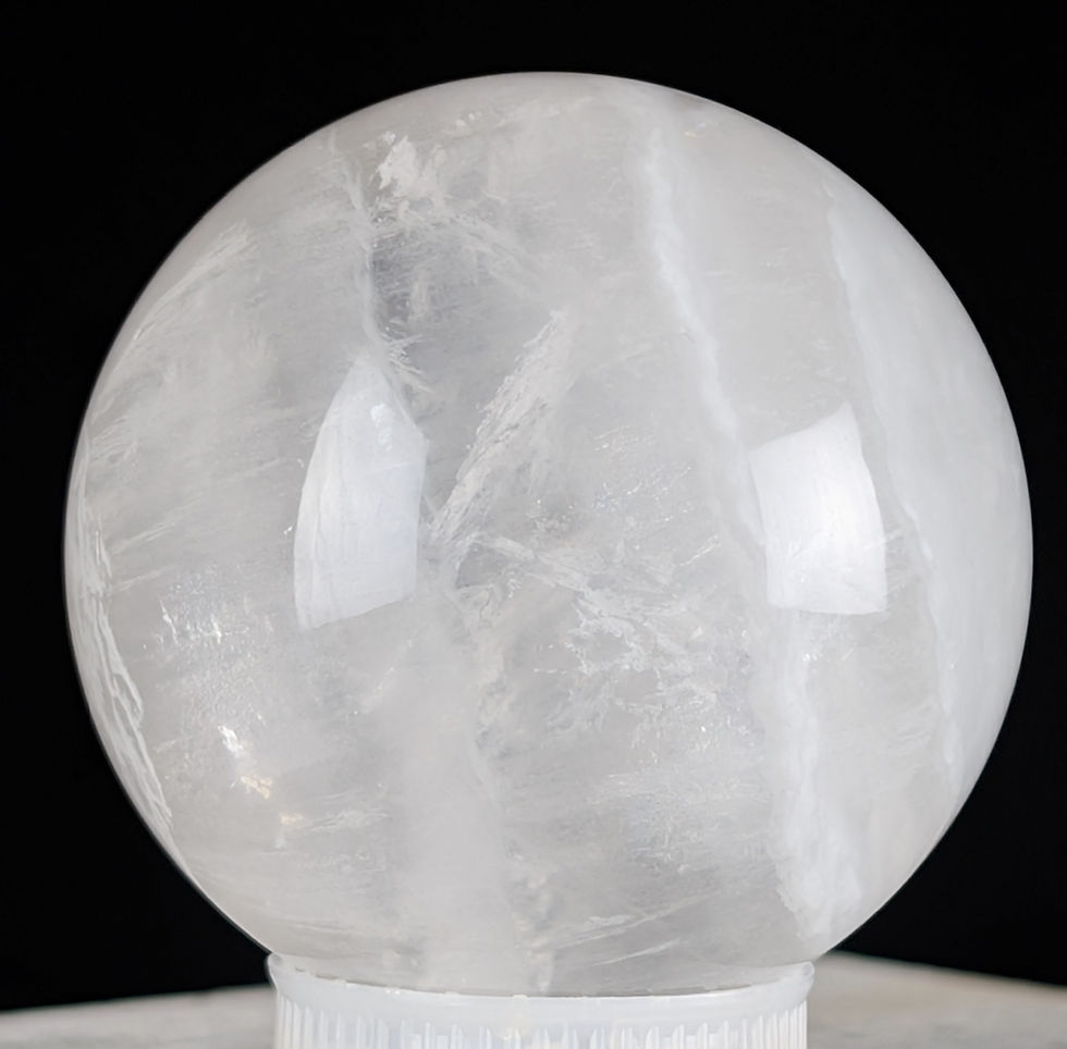 Thumbnail: White Fluorite Sphere
