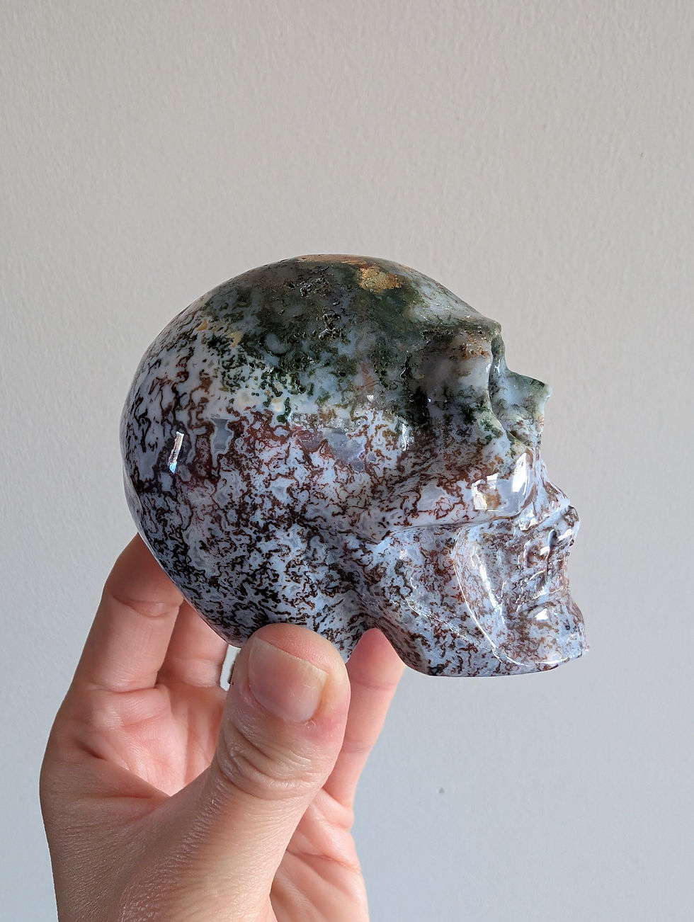 Thumbnail: Ocean Jasper Skull Carving