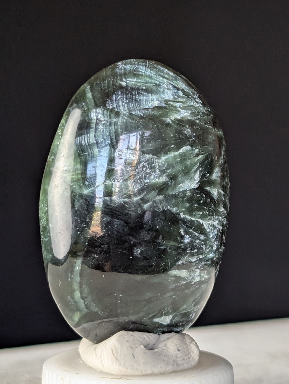 Thumbnail: Seraphinite Palmstone