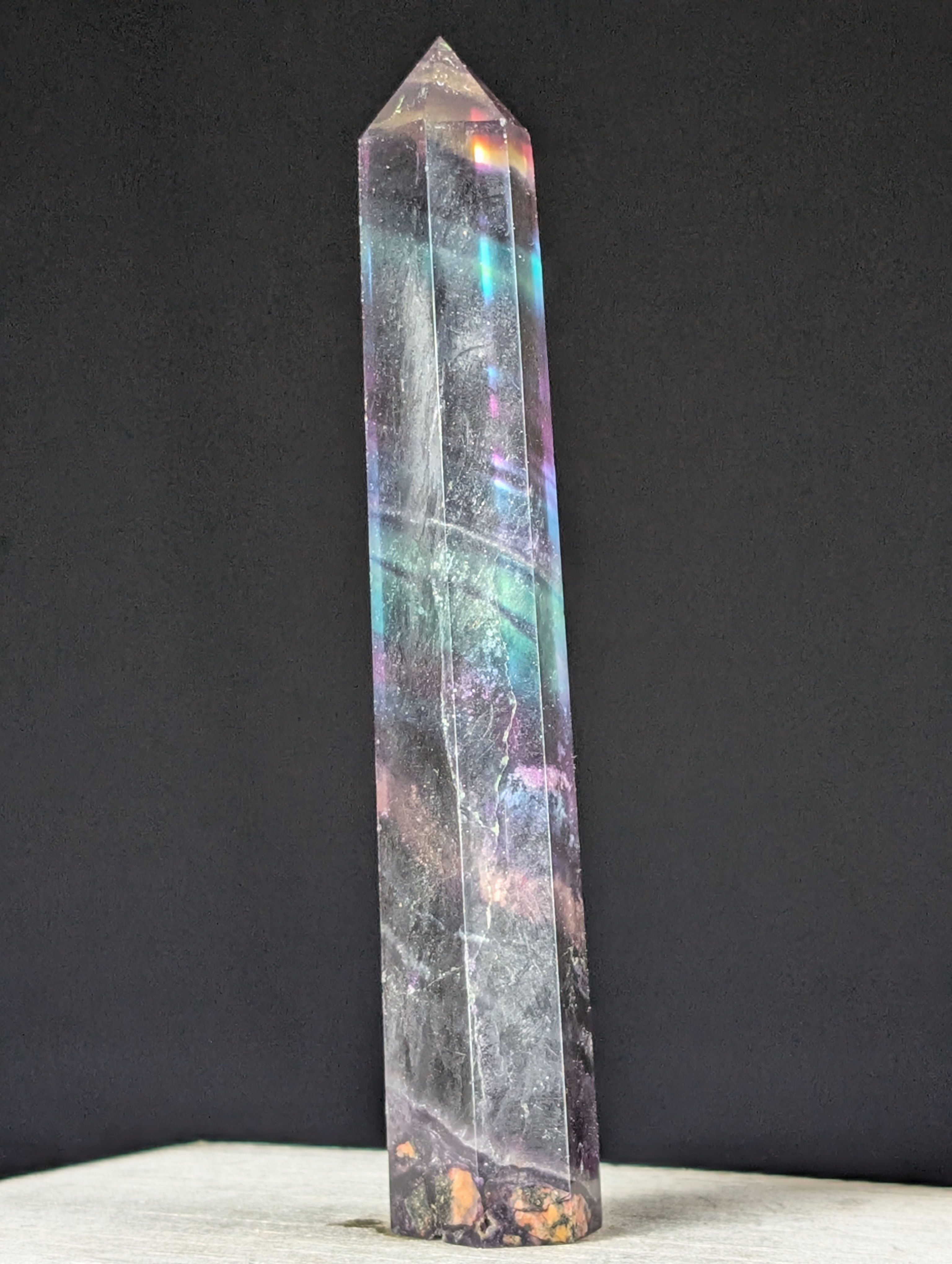 Rainbow Fluorite Tower