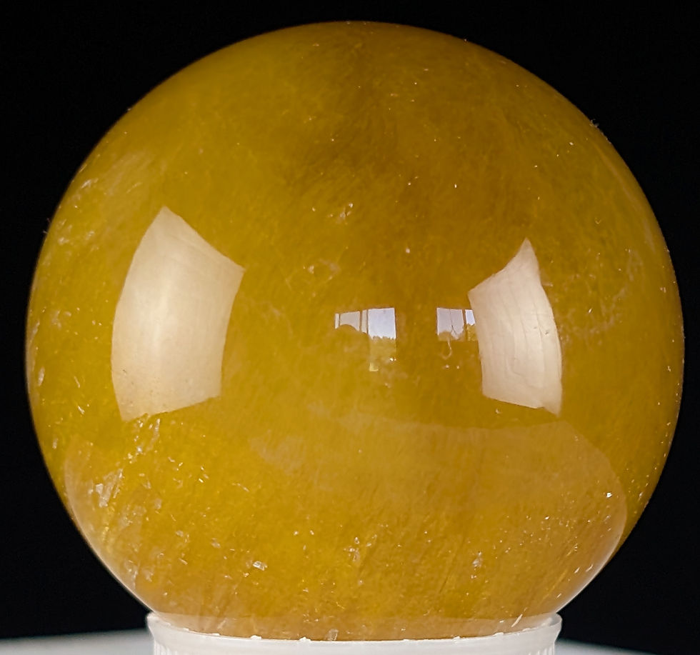 Thumbnail: Yellow Fluorite Sphere