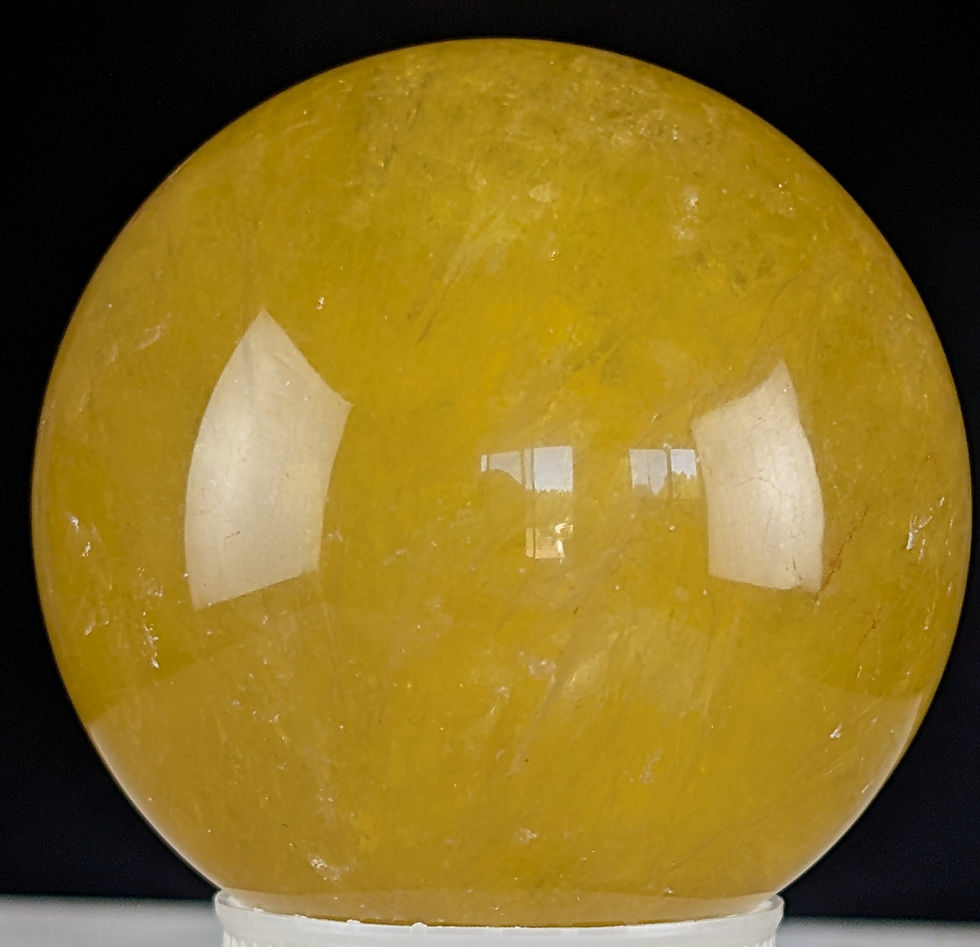 Thumbnail: Yellow Fluorite Sphere