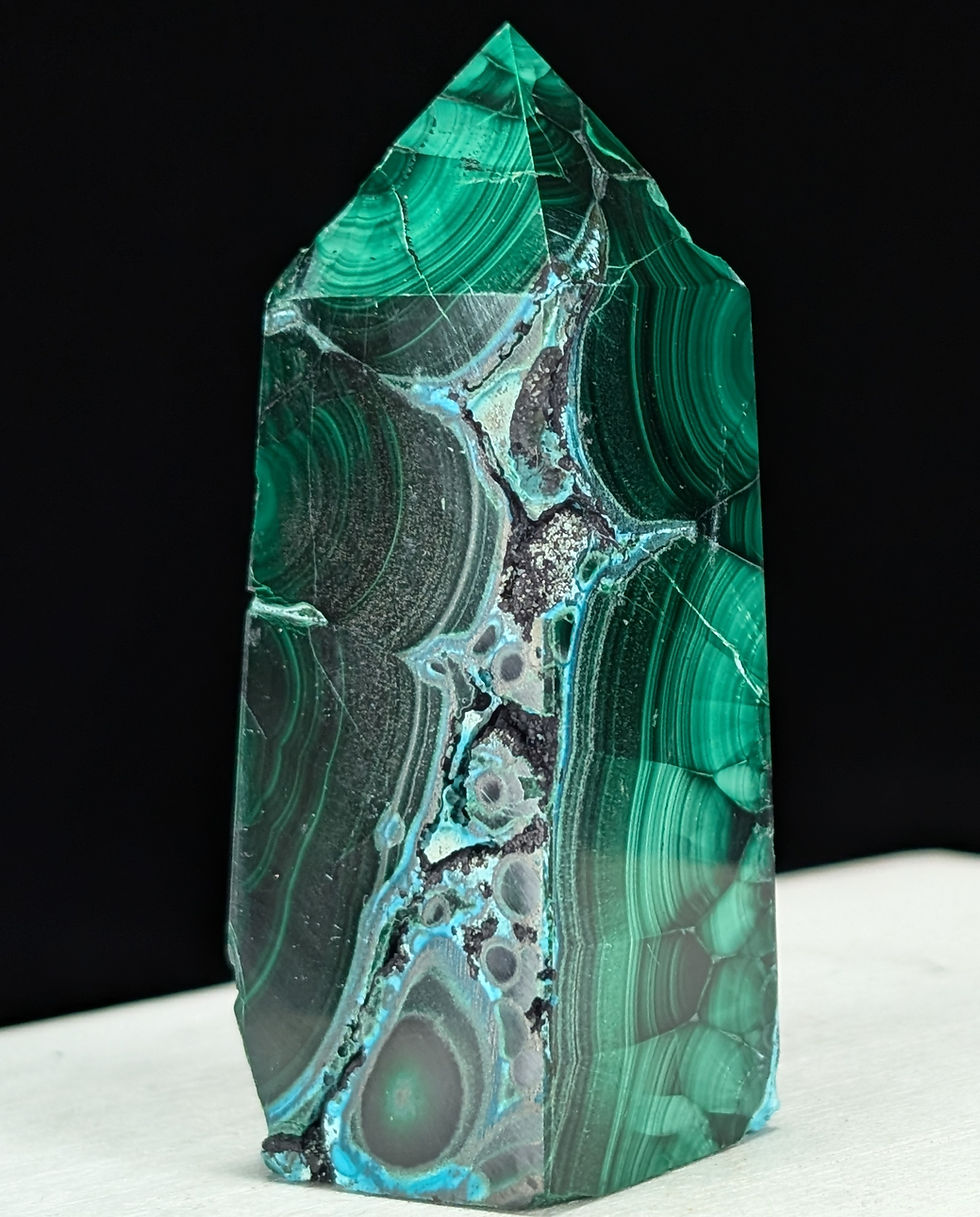 Malachite Chrysocolla Tower