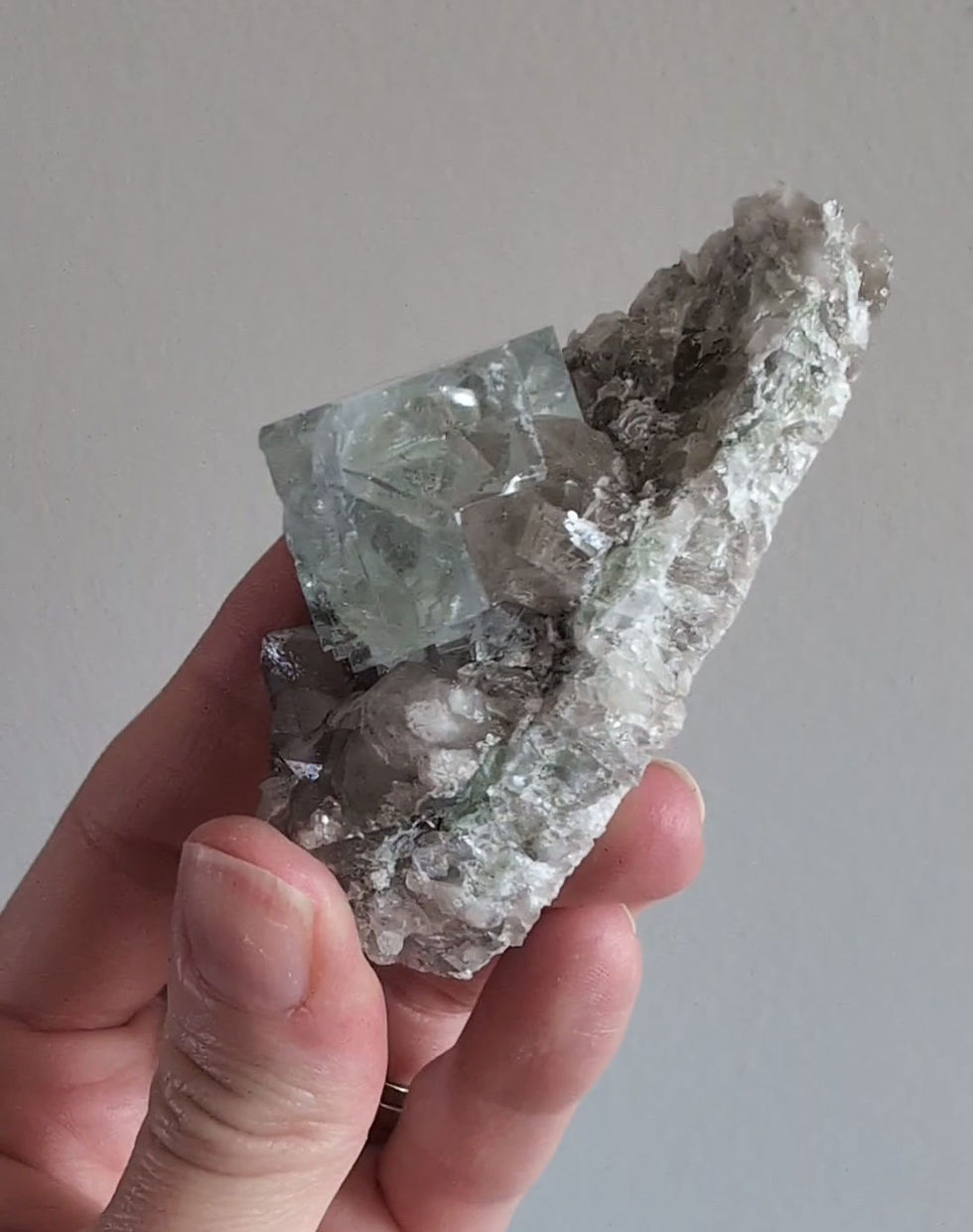 Thumbnail: Green Fluorite Cluster Smokey