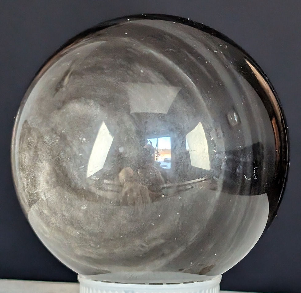 Thumbnail: Obsidian Sphere Silver Sheen